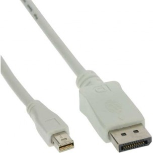 InLine® Mini DisplayPort OUT vers DisplayPort IN Kabel