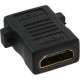 InLine® HDMI Adaptateur zum Einbau, HDMI A Buchse/Buchse, verorete Kontakte