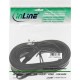 Câble TAE-F pour filtre DSL, InLine®, prise TAE-F à prise Western 6/2 DEC, 0,5m