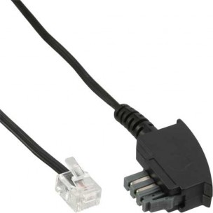 InLine® TAE-N câble bouchon  modem 3m