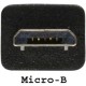 InLine® Micro-USB 2.0 FlachCâble, USB-A Stecker an Micro-B Stecker, 1m