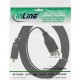 InLine® USB 3.0 FlachCâble, A an Micro B, noir, 0,5m