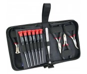 Kit pinces de précision et tournevis, 19 pcs.