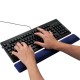 InLine® Tastatur-Pad, bleu, Gel Handballenauflage, 464x60x23mm