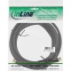 InLine® SAT-AnschlussCâble, 2x geschirmt, 2x F-Stecker, 85dB, noir, 5m