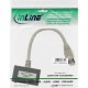 Distributeur ISDN, InLine®, 2x RJ45 Bu, 15cm Câble, avec résistances de pull-up