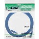 InLine® PatchCâble flach, U/UTP, Cat.6, bleu, 3m