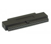 SCSI III Adaptateur interne, InLine®, 50 broches connecteur IDC à 68 broches mini SubD prise femelle