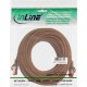 Câble patch, S-STP/PIMF, Cat.6, brun, 15m, InLine®