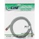 InLine® PatchCâble, S/FTP (PiMf), Cat.6, halogenfrei, gris, 2m