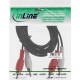 Câble Cinch, InLine®, 2x Cinch mâle/mâle 15m