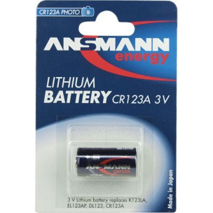 Ansmann pile photo lithium 3V CR123A, 1 x etuis (5020012)