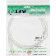 InLine® USB 2.0 Câble, A an B, blanc / or, mit Ferritkern, 2m